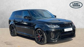 Land Rover Range Rover Sport 5.0 P575 S/C SVR 5dr Auto With Sliding Panoramic Roof and Head-u