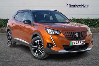 Peugeot 2008 50kWh GT SUV 5dr Electric Auto (7kW Charger) (136 ps)