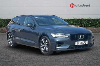 Volvo V60 2.0h T6 Recharge 11.6kWh R-Design Estate 5dr Petrol Plug-in Hybr