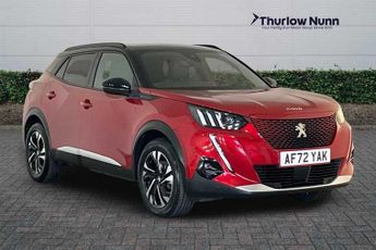 Peugeot 2008 50kWh GT SUV 5dr Electric Auto (7kW Charger) (136 ps)