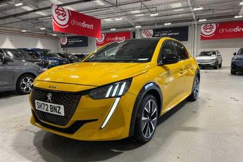 PEUGEOT E-208 50kWh GT Hatchback 5dr Electric Auto (7kW Charger) (136 ps)