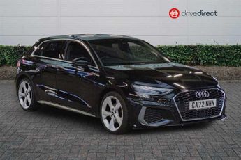 Audi A3 1.0 TFSI 30 S line Sportback 5dr Petrol Manual Euro 6 (s/s) (110