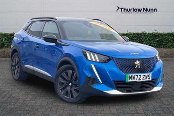 Peugeot 2008 50kWh GT Premium SUV 5dr Electric Auto (7kW Charger) (136 ps)