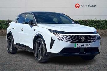 PEUGEOT E-3008 73kWh GT SUV 5dr Electric Auto (210 ps)