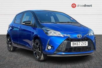 Toyota Yaris 1.5 VVT-i Blue Bi-Tone Hatchback 5dr Petrol Manual Euro 6 (111 p