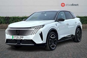 PEUGEOT E-3008 73kWh GT SUV 5dr Electric Auto (210 ps)