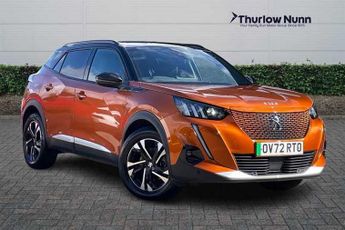 Peugeot E-2008 50kWh GT SUV 5dr Electric Auto (7kW Charger) (136 ps)