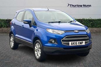 Ford EcoSport 1.0T EcoBoost Zetec SUV 5dr Petrol Manual 2WD Euro 6 (s/s) (125 