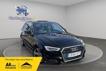 Audi A3 2.0 TDI S line Sportback 5dr Diesel Manual Euro 6 (s/s) (150 ps)