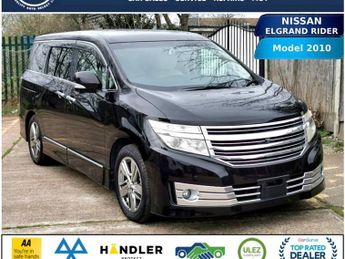 Nissan Elgrand NISSAN ELGRAND RIDER 3.5 AUTO PETROL 10-10 ULEZ 7 SEATER FRESH I