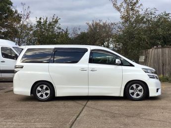 Toyota Vellfire TOYOTA VELLFIRE Z AUTO WHITE 2.4L 7SEAT ULEZ 10-60 FRESH IMPORT 