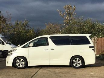 Toyota Vellfire TOYOTA VELLFIRE Z AUTO WHITE 2.4L 7SEAT ULEZ 10-60 FRESH IMPORT 