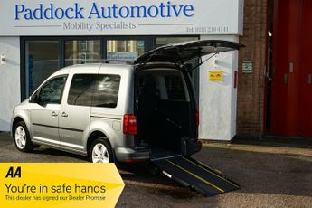 Volkswagen Caddy C20 LIFE TDI Automatic Disabled Wheelchair Accessible Vehicle, W