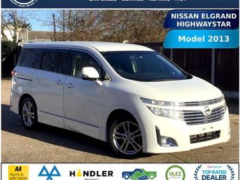 Nissan Elgrand NISSAN ELGRAND HIGHWAYSTAR 2.5,13-13 ULEZ, 7 SEATS, FRESH IMPORT