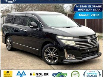 Nissan Elgrand NISSAN ELGRAND HIGHWAY STAR 2.5 AUTO PETROL 12-12 ULEZ 7 SEATER 