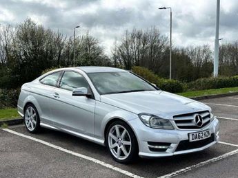 Mercedes C Class 2.1 CDI BlueEfficiency AMG Sport Coupe 2dr Diesel G-Tronic+ Euro