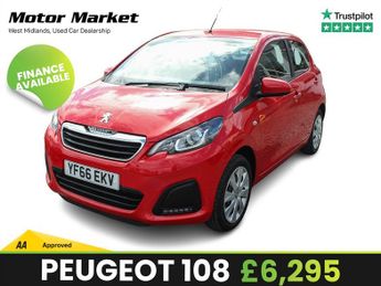 Peugeot 108 1.0 Active Hatchback 5dr Petrol Manual Euro 6 (68 ps)