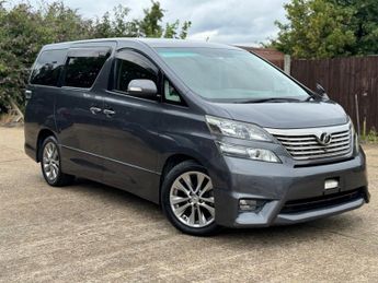 Toyota Vellfire TOYOTA VELLFIRE Z PLATINUM 4WD AUTO GREY 2.4L 7SEAT ULEZ 11-61 F