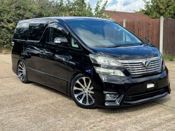 Toyota Vellfire TOYOTA VELLFIRE Z PLATINUM AUTO BLACK 2.4L 7SEAT ULEZ 11-61 FRES