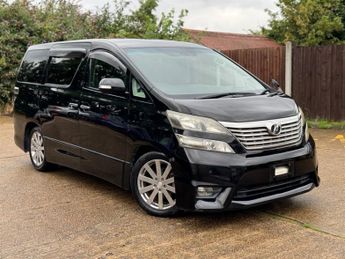 Toyota Vellfire TOYOTA VELLFIRE Z PLATINUM 4WD V6 AUTO BLACK 3.5L 7SEAT ULEZ 10-