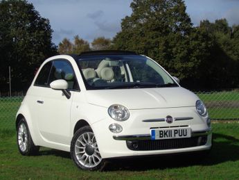 Fiat 500 1.2 Lounge Convertible 2dr Petrol Manual Euro 5 (69 bhp)