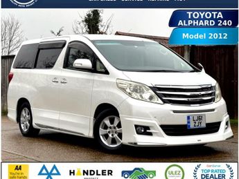 Toyota Alphard TOYOTA ALPHARD 240 X, 2.4 AUTO ULEZ 61-12 FRESH IMPORT VERIFIED 