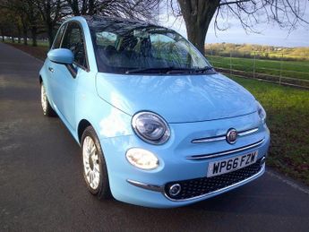 Fiat 500 1.2 Lounge Hatchback 3dr Petrol Manual Euro 6 (s/s) (69 bhp)