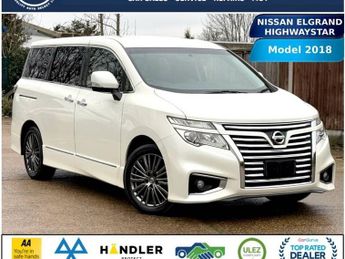 Nissan Elgrand NISSAN ELGRAND HIGHWAYSTAR 2.5 AUTO PETROL 18-18 ULEZ 7 SEAT FRE