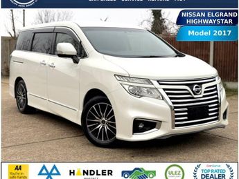Nissan Elgrand NISSAN ELGRAND HIGHWAYSTAR 2.5 AUTO PETROL 67-17 ULEZ 7 SEAT FRE