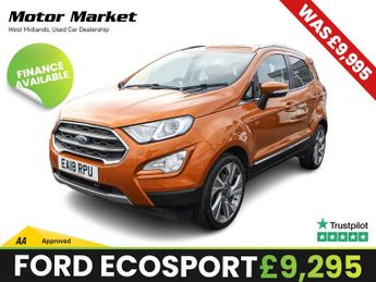 Ford EcoSport 1.5 TDCi Titanium SUV 5dr Diesel Manual Euro 6 (s/s) (100 ps)