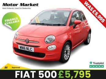 Fiat 500 1.2 ECO Pop Star Hatchback 3dr Petrol Manual Euro 6 (s/s) (69 bh