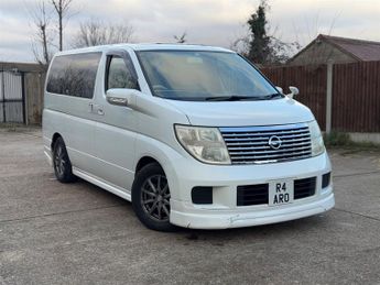 Nissan Elgrand NISSAN ELGRAND 2.5L PETROL AUTO 57-08 8 SEAT VERIFIED MILEAGE FI