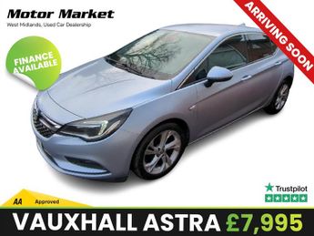 Vauxhall Astra 1.4i Turbo SRi Nav Hatchback 5dr Petrol Manual Euro 6 (150 ps)