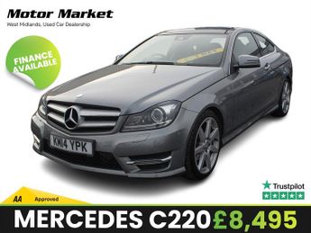 Mercedes C Class 2.1 CDI AMG Sport Edition Coupe 2dr Diesel G-Tronic+ Euro 5 (s/s