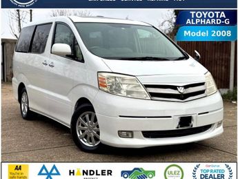 Toyota Alphard TOYOTA ALPHARD-G 2.4L PETROL HYBRID 08-08 ULEZ AUTO 8 SEATS FRES