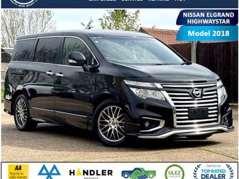 Nissan Elgrand NISSAN ELGRAND HIGHWAYSTAR 2.5 AUTO PETROL 18-18 ULEZ 7 SEAT FRE