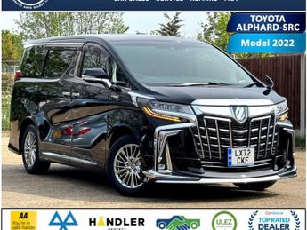 Toyota Alphard TOYOTA ALPHARD-SRC BLACK 2.5 HYBRID 22-72 ULEZ AUTO FRESH IMPORT
