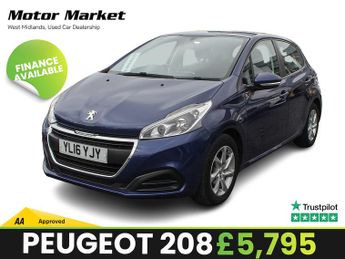 Peugeot 208 1.2 PureTech Active Hatchback 5dr Petrol Manual Euro 6 (82 ps)