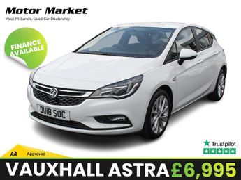 Vauxhall Astra 1.4i Tech Line Nav Hatchback 5dr Petrol Manual Euro 6 (100 ps)