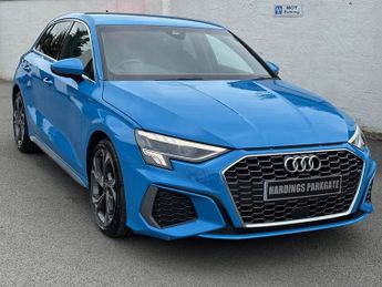 Audi A3 1.0 TFSI 30 S line Sportback 5dr Petrol Manual Euro 6 (s/s) (110