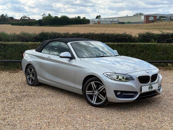 BMW 220 2.0 Sport Convertible 2dr Diesel Auto Euro 6 (s/s) (190 ps)