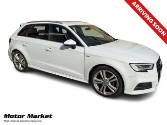 Audi A3 1.5 TFSI CoD 35 S line Sportback 5dr Petrol S Tronic Euro 6 (s/s