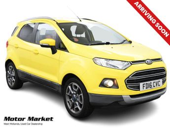 Ford EcoSport 1.0T EcoBoost Titanium SUV 5dr Petrol Manual 2WD Euro 5 (s/s) (1