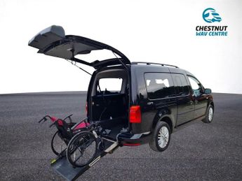 Volkswagen Caddy WAV Wheelchair Access LWB L2H1 5 Seats Black 2018 No VAT