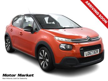 Citroen C3 1.2 PureTech Feel Hatchback 5dr Petrol Manual Euro 6 (82 ps)