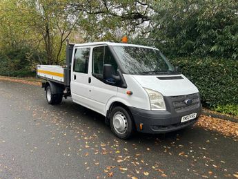 Ford Transit T350 DOUBLE CREW CAB ONE STOP TIPPER 50k