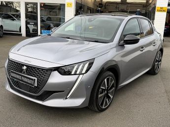 Peugeot E-208 50kWh GT Hatchback 5dr Electric Auto (7kW Charger) (136 ps)