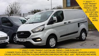Ford Transit 280 TREND L1 SWB IN SILVER WITH SAT NAV,AIR CONDITIONING,PARKING