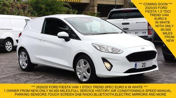 Ford Fiesta Van 1.5 TDCi WITH ONLY 60.000 MILES AIR CONDITIONING,PARKING SENSORS