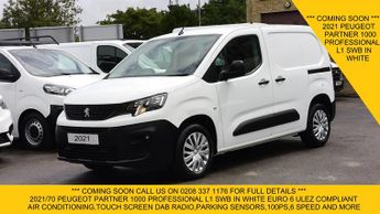 Peugeot Partner 1000 PROFESSIONAL L1 SWB,AIR CONDITIONING,6 SPEED AND MORE